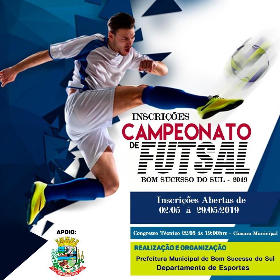 CAMPEONATO MUNICIPAL DE FUTSAL